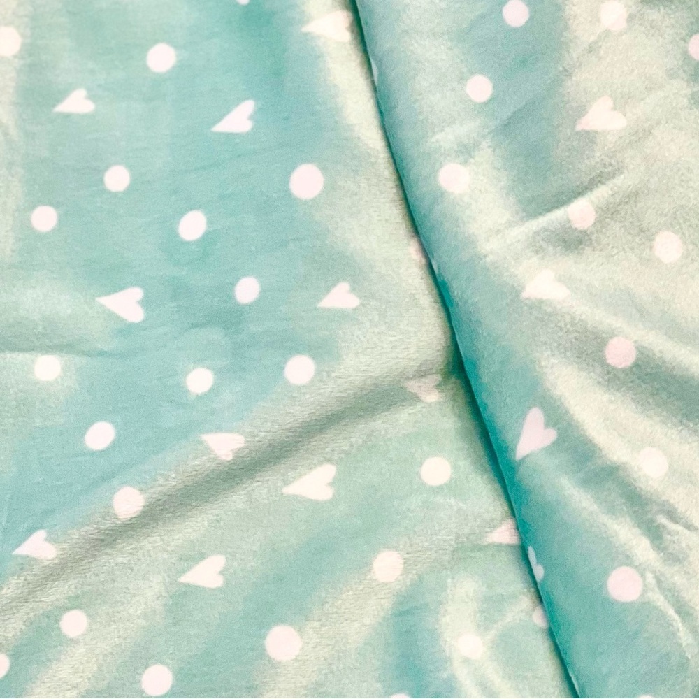 (NWOT) SL Home Fashions Reversible Floral Apple Baby Blanket 30x40 - Picture 2 of 4